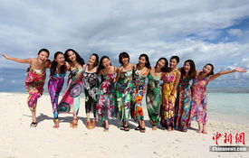 海南國際旅游島形象大使佳麗亮相永興島